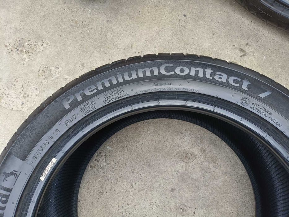 Set 4 anvelope vara 245 45 18 cu 275 40 18 Continental PremiumContact 7 dot 2724
