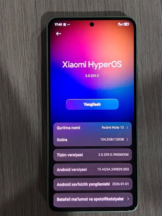 Redmi Not 13  8/128