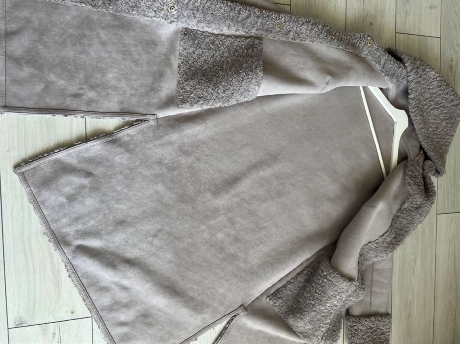 Дубленка тедди на 44-46