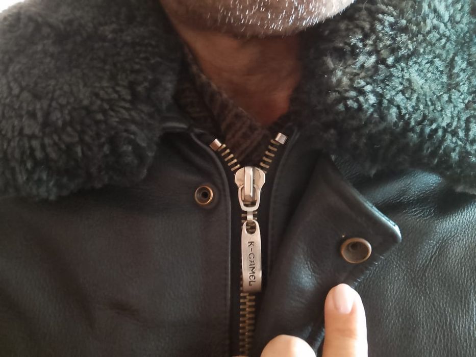 Куртка кожаная мужская