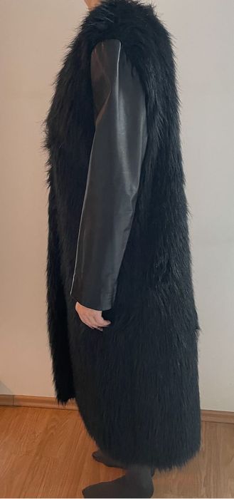 OFERTA! Haina de blana si piele ecologica Irina Marinescu