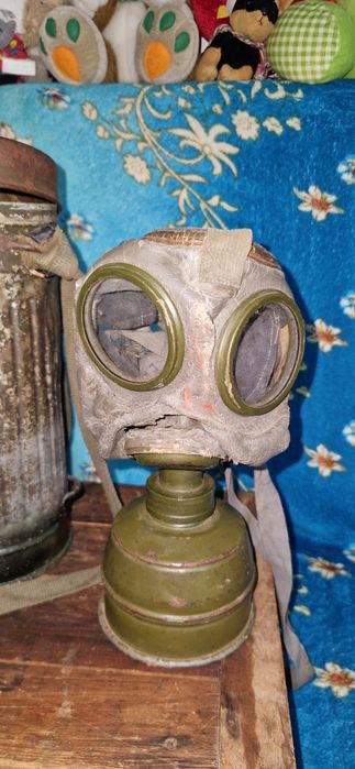 Mască gaze românească M39B ww2 in starea din imagine!