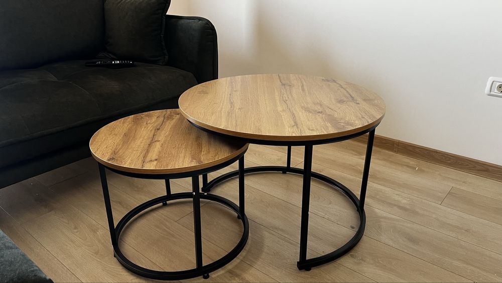 set masa cafea 50cm si 70 cm