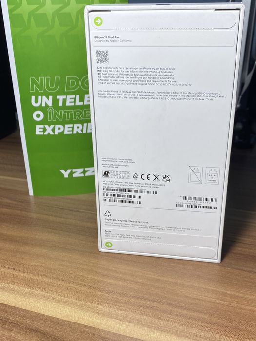 iPhone 17 Pro Max • 512 GB • Deep Blue