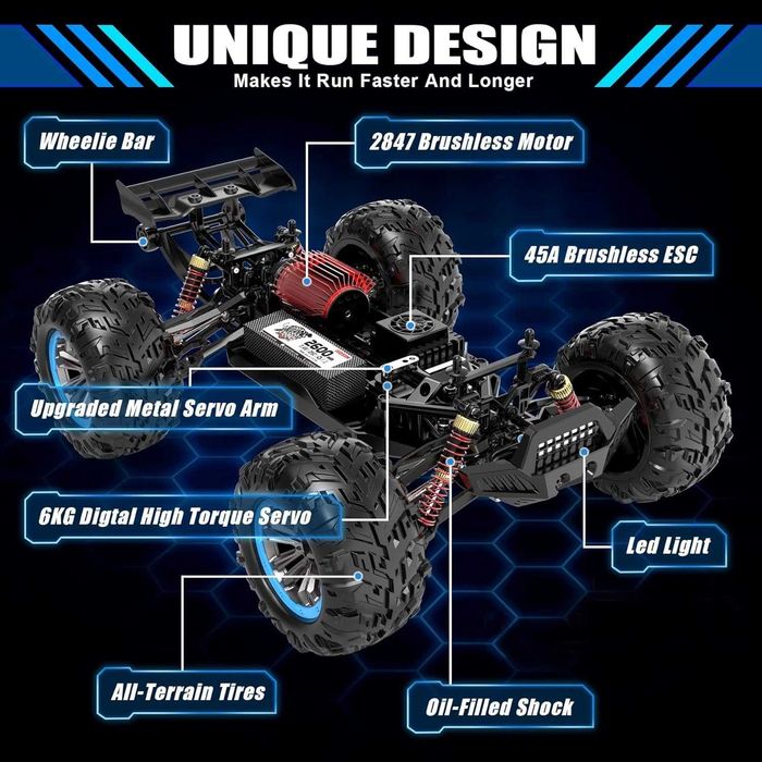 Rc Hosim x07 1/10 68km