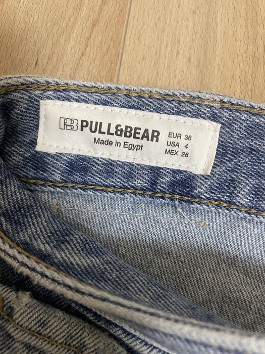Дамски дънки от pull&bear wide leg mid rise