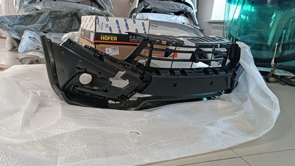 Бампер в цвет кузова приора