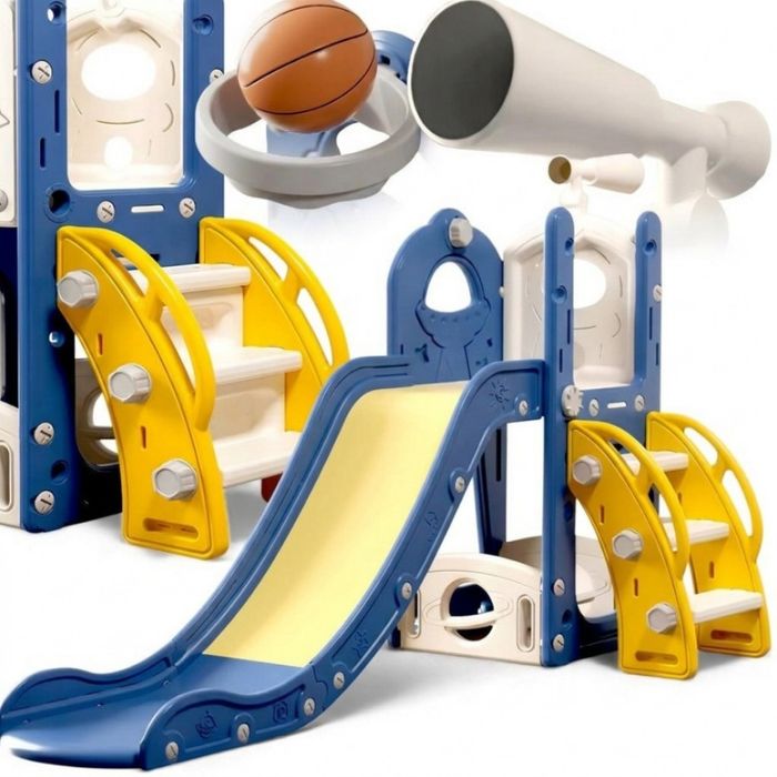 Детска пързалка за дома и градината - здрава конструкция, UV защита и бърз монтаж