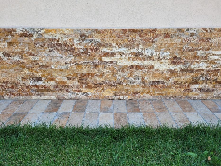 Piatra naturala stil antic,petricele rotungite decorative gradina