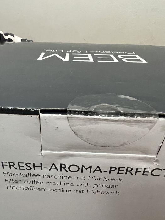 Cafetieră cu râșniță Fresh Aroma Perfect III, BEEM. Nouă. Sigilatā.
