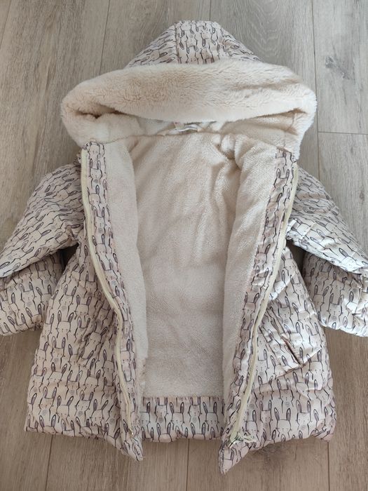 Зимно яке на зайчета за момиче