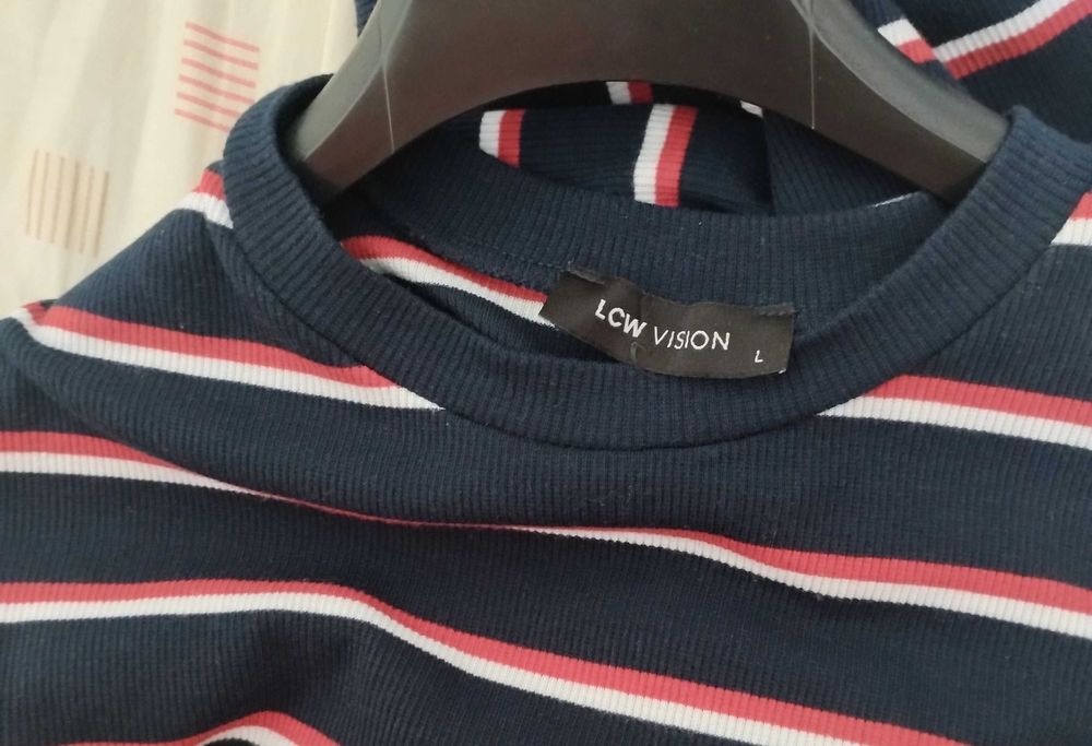 LC WAIKIKI  рипсена рокля на райе