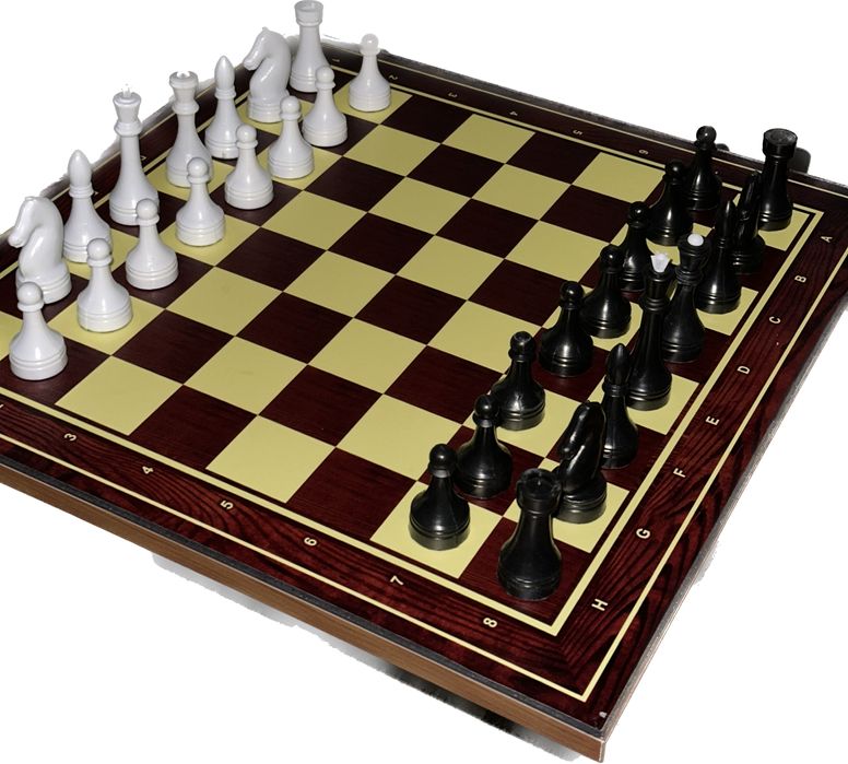 Новые Качественные Шахматы комплект с фигурами, доска с кромкой 54х54