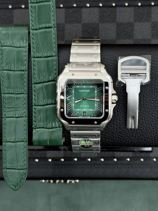 Cartier Santos Large Green