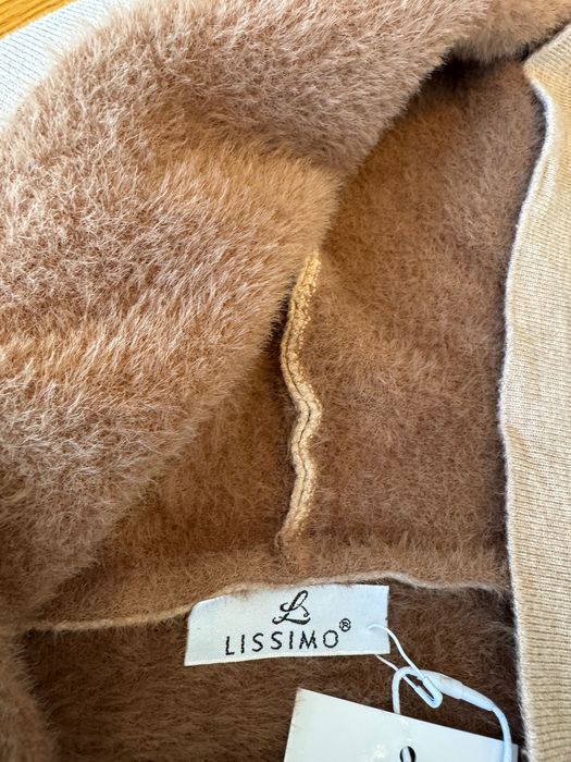 Италиански Плетен сет пух ватиран жилетка панталон