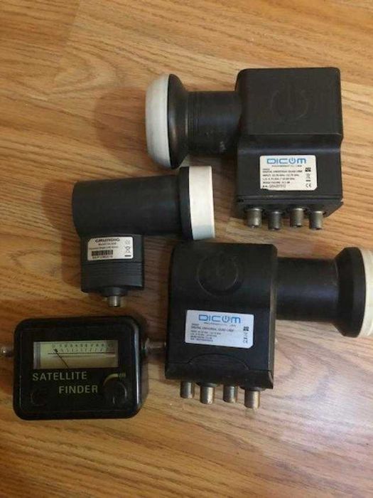 Antena satelit + 4 lnb-uri + Sat finder