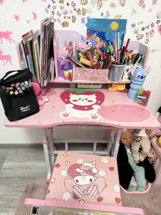 Birou si Magazin lemn copii