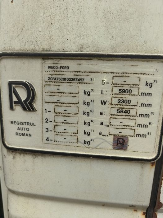 Iveco tector basculanta 2004