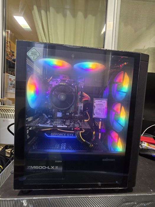 Бюджетен геймърски компютър  Ryzen 5 3600X / GTX 1660 / 16GB RAM