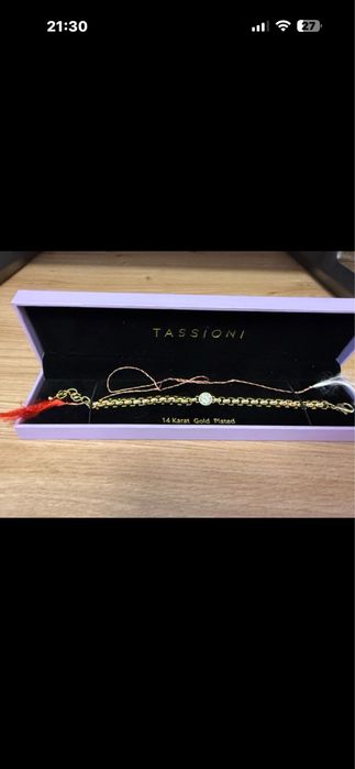 Bratara Tassioni placata cu aur 14k