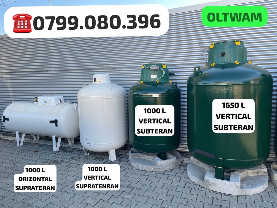 Rezervor gpl subteran 2250 L fabricat in Italia