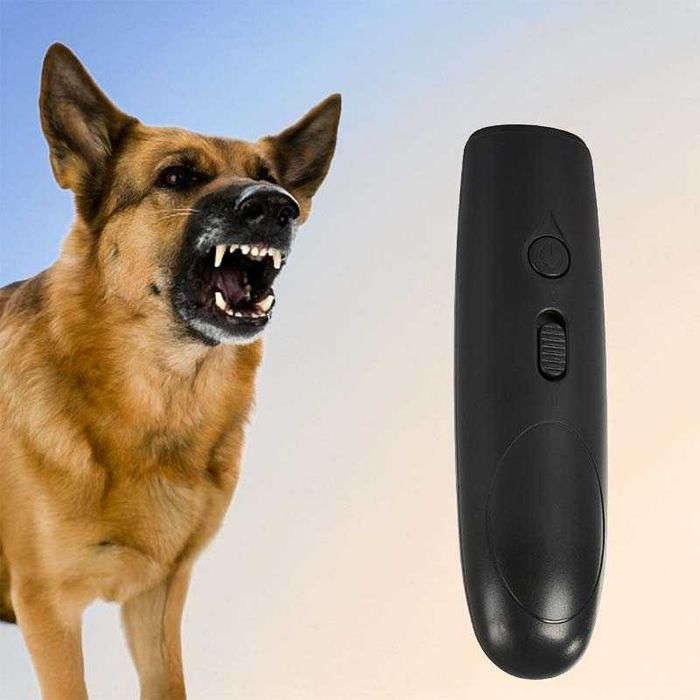 Ултразвуково устройство за обучение и прогонване на кучета с LED фенер