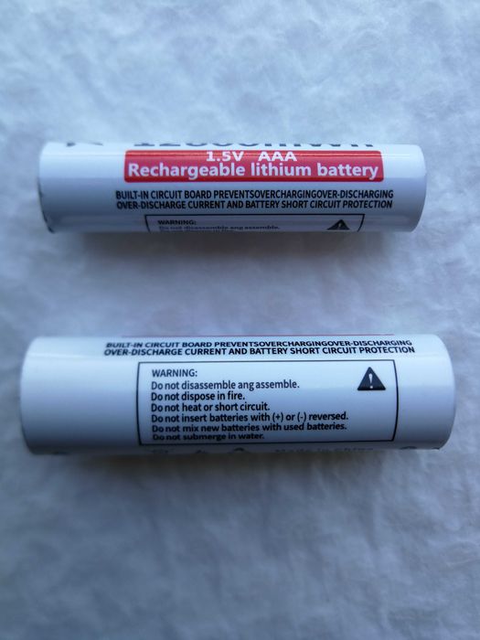 Продавам нови зарядни 1,5В литиево-йонни полимерни батерии АА и ААА