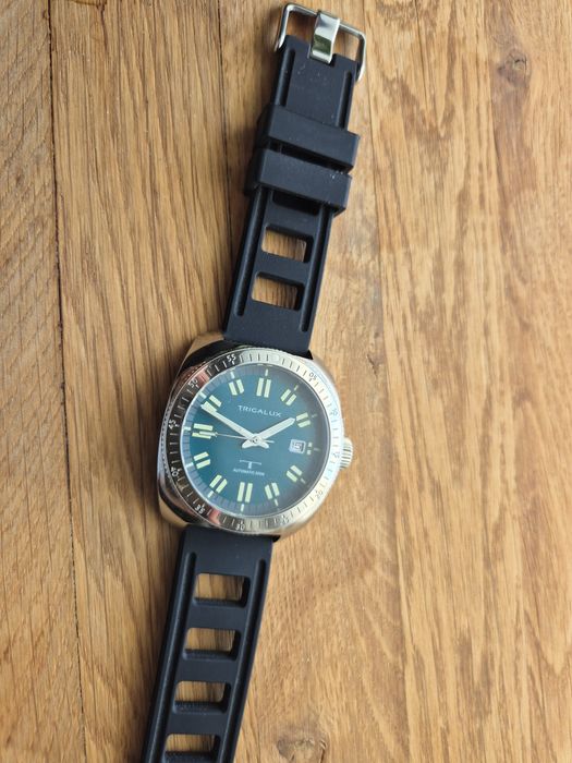 Trigalux T‑Diver – ceas militar, super‑lume, în garanție