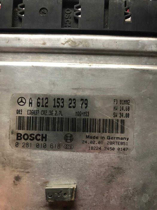 Kit de pornire  Mercedes Sprinter 2.7CDI 0281010618, A6121532379