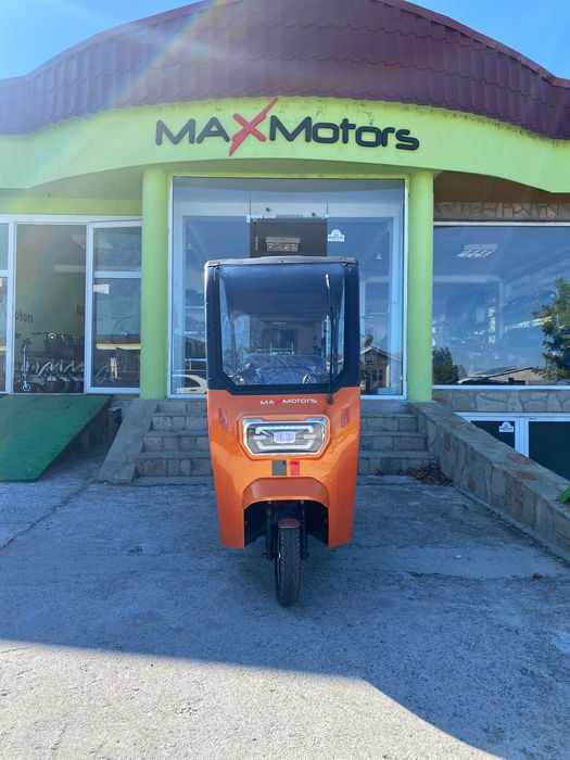 Електрическа триколка с таван MaxMotors 2000W/60V/25AH - ORANGE