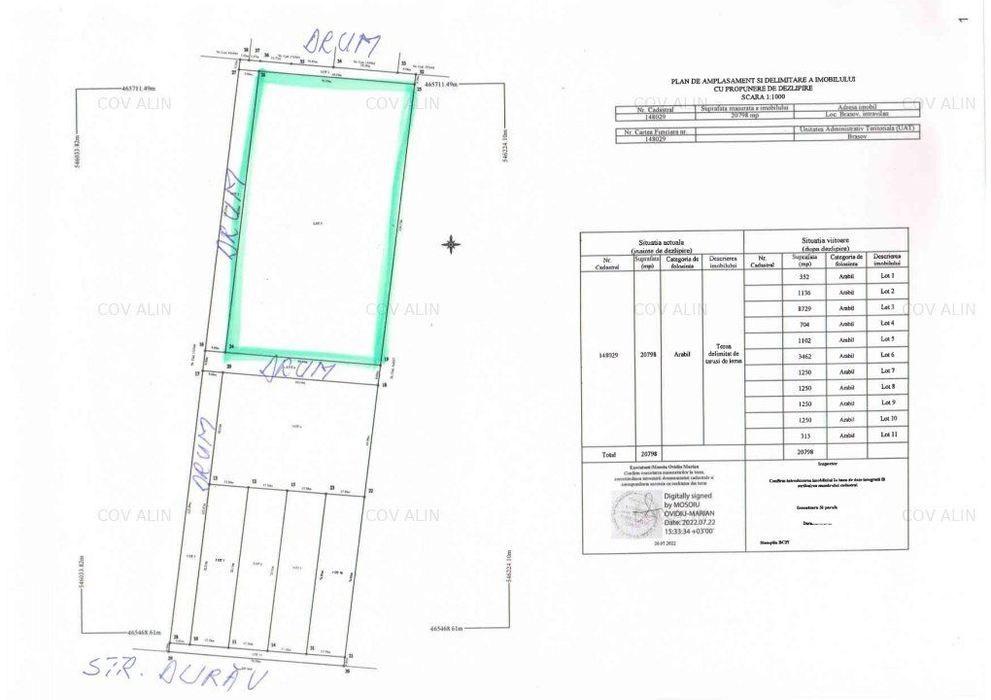 Teren suprafata 8729 mp in b-dul Grivitei- DN 13, PUZ hale, depozitare