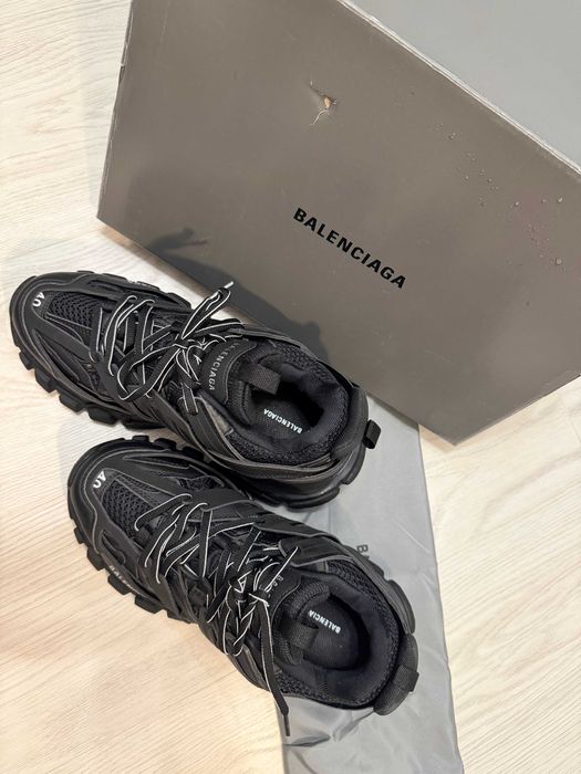 Adidasi Balenciaga Track Lace-Up Sneakers Premium Full Box Black