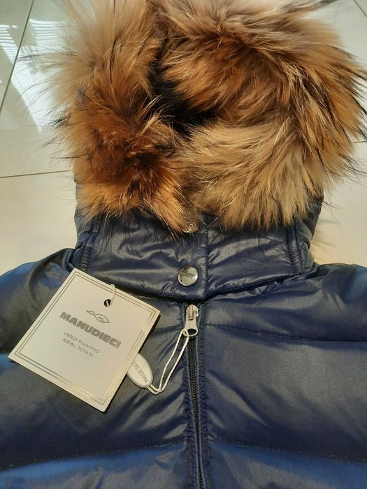 Geaca puf si blana naturala