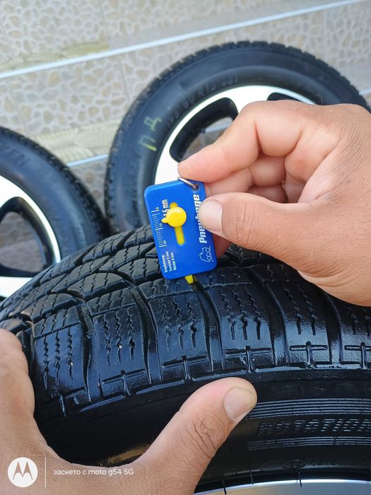 джанти 5x112  195/60 r15 BORBET+ЗИМНИ ГУМИ