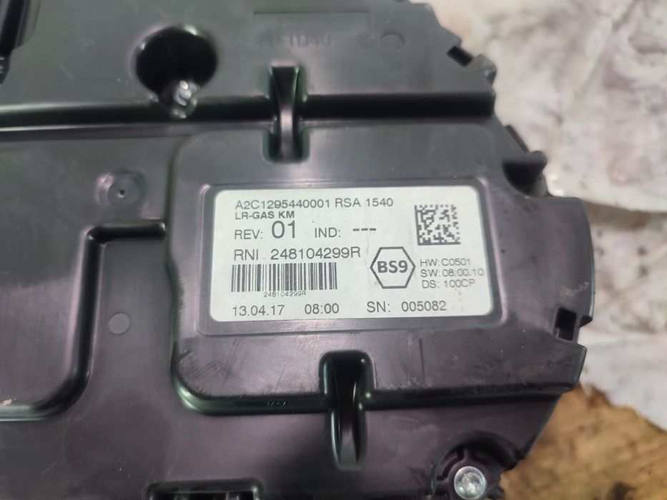 Ceasuri bord 248104299r Renault Megane 4 (2016 - 2020) 1.5 dci