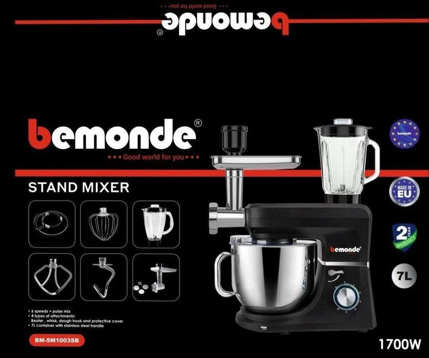Кухонный комбайн Bemonde BM-SM1003SB 3в1