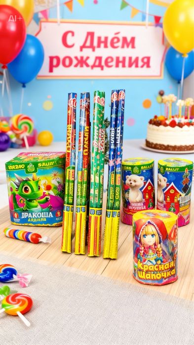 Салюты фейерверки петарды