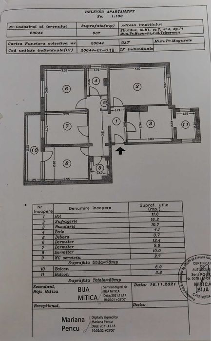 Apartament 4 camere