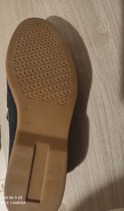 Макасины синего цвета тупецкие