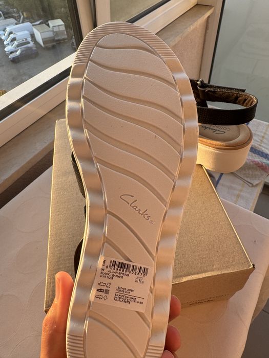Продавам чисто нови дамски сандали ест. кожа Clarks Jilian Spring