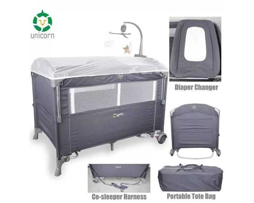 Манеж-кровать-3 в 1 м Многофункциональная детская.  Доставка бесплатно