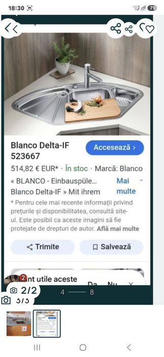 Vanf mobila bucătărie