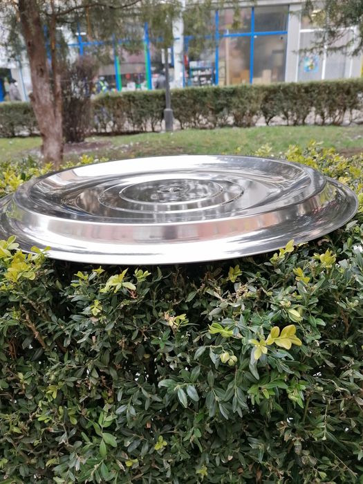 Capac inox pentru ceaun 41 cm /Ofertă 33 lei