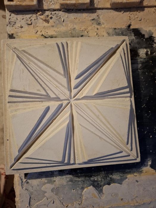3D панели от гипс тип звезда