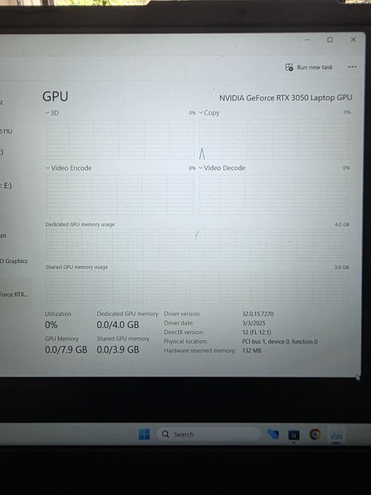 ASUS TUF Gaming F15 FX506H – i5-11400H / RTX 3050 4GB / 8GB RAM / SSD 512GB