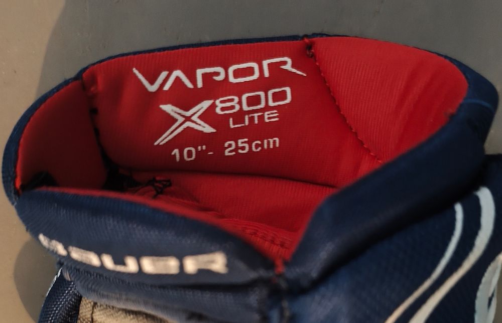 Manusi hochei (hockey) copii - Bauer Vapor albastre