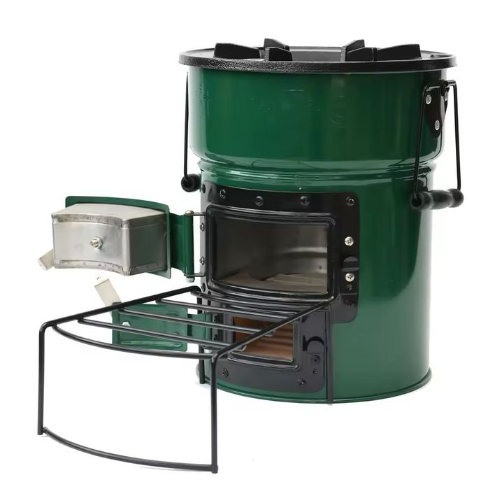 Къмпинг котлон горелка на дърва