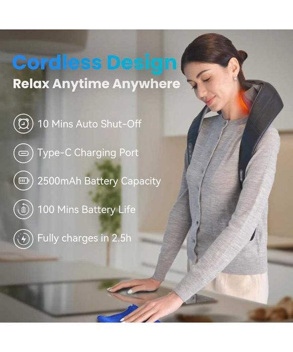 Aparat de masaj cervical hands-free, Comfier