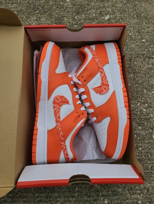 Nike Dunk Low Orange Paisley