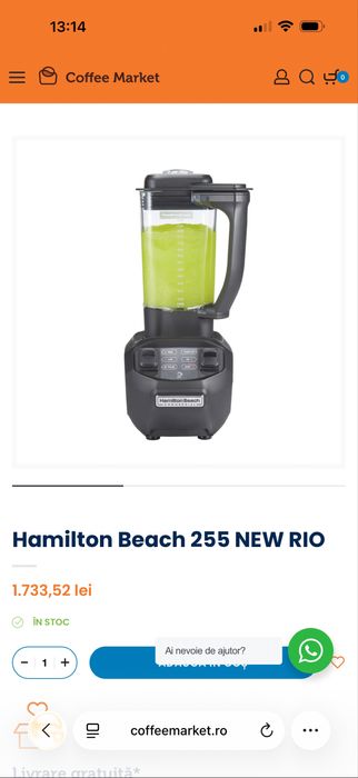 Hamilton beach nou sigilat
